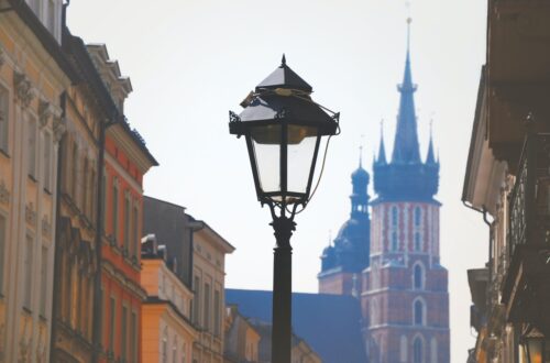 wieża mariacka w Krakowie